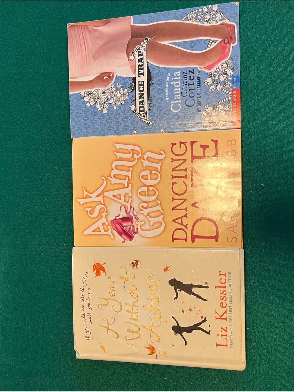 Assorted Peach and Pink Dance-Themed Paperback Book Set of three